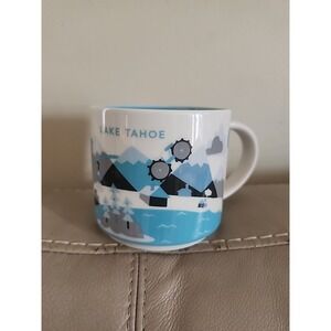 Starbucks LAKE TAHOE You Are Here Collection Coffee Tea Cup Mug YAH 14 oz 2017